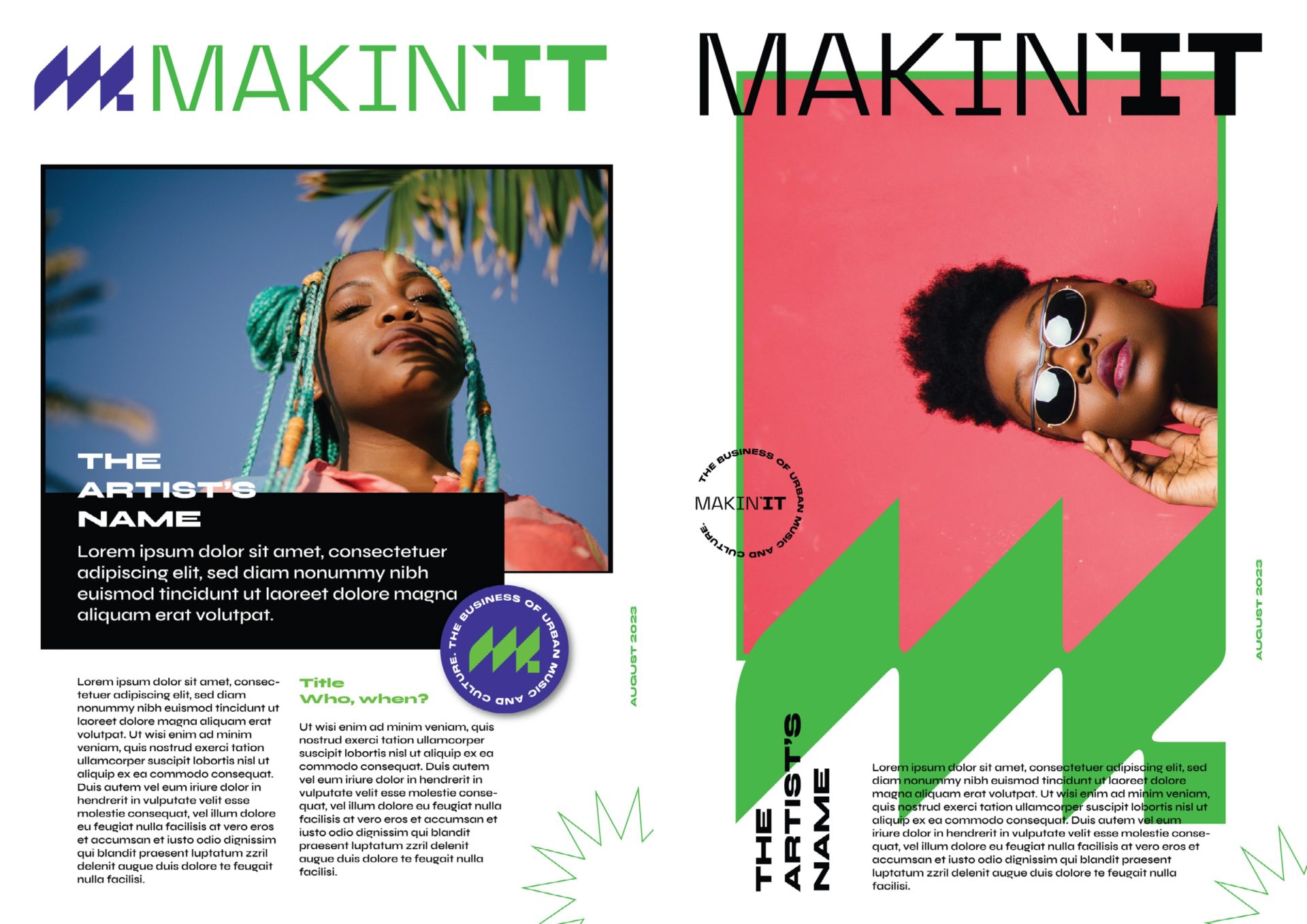 Vibrant design showcasing artistic expression.