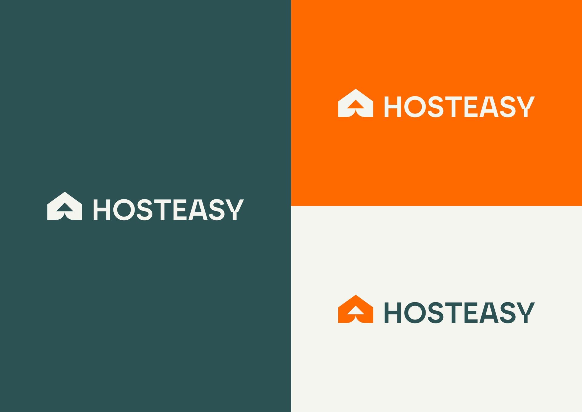 Logo design for Hosteasy brand.